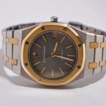 Audemars piguet royal oak automatico acciaio oro giallo