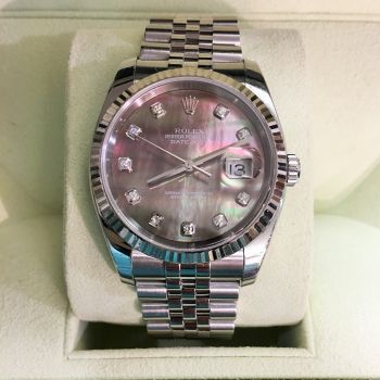 Datejust mop dial and diamonds ref.116234