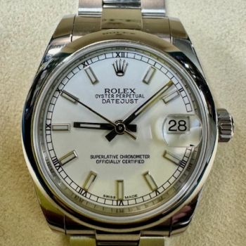Rolex datejust 31 mm acciaio