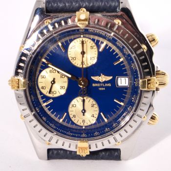 Breitling chronomat vintage blue dial